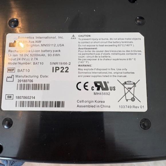 TRANSCEND 365 MiniCPAP Machine W/Battery -NEVER USED - Picture 2 of 5